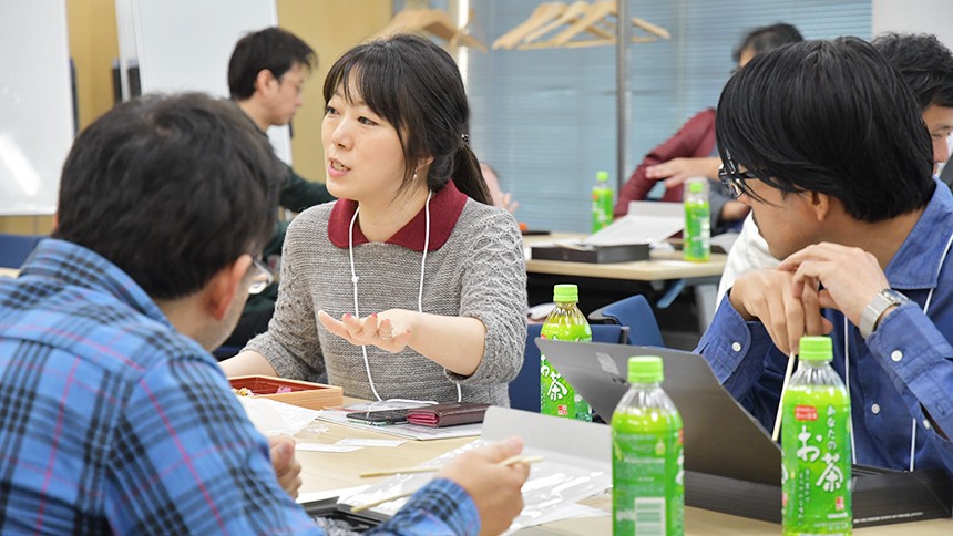 振り返りや意見交換の様子