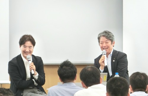 当日は、グロービス経営大学院 経営研究科 研究科長 田久保との対談もありました。