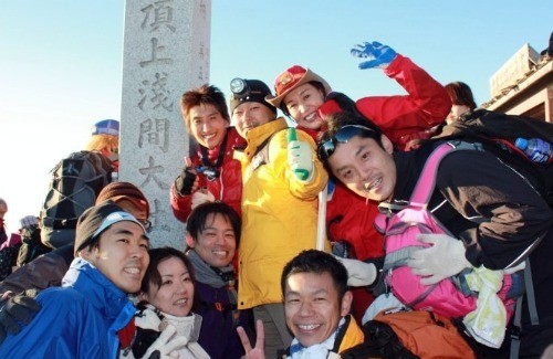 2010/9/5富士山登頂。この団結力から多くのものが生まれています。